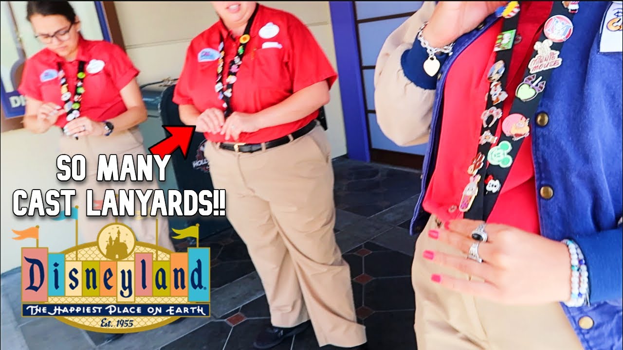 Disneyland & DCA Cast Member Lanyard Hunting + Pin Boards