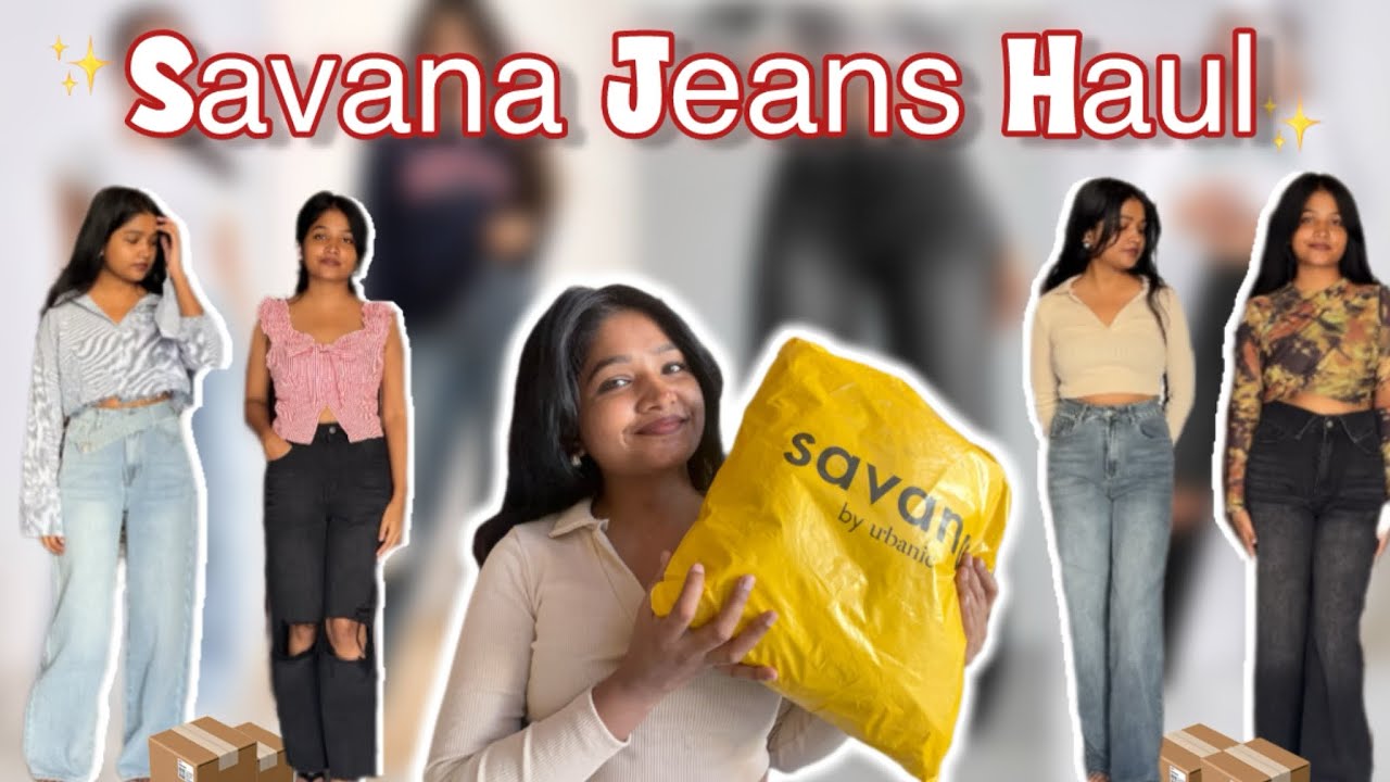 Savana Straight Fit Jeans haul.
