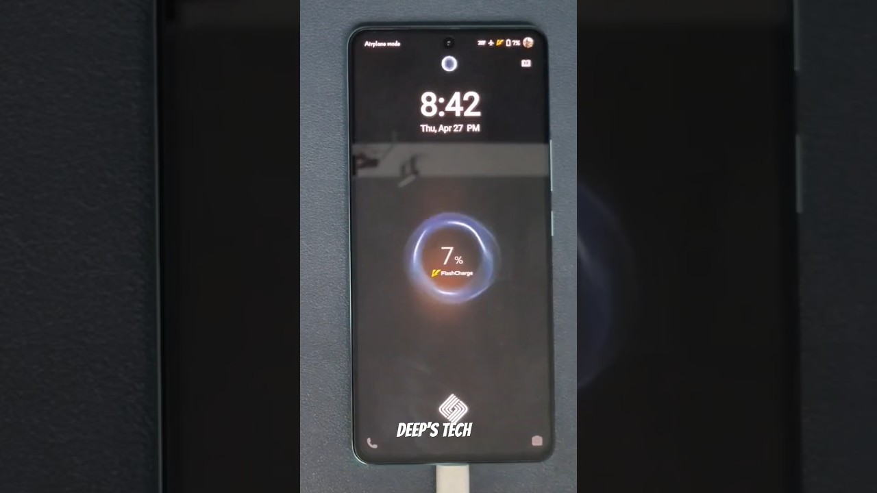 Iqoo Neo 7 Fast charging test #5minutes #akdeep #deepstech #iqooneo7 #iqooneo