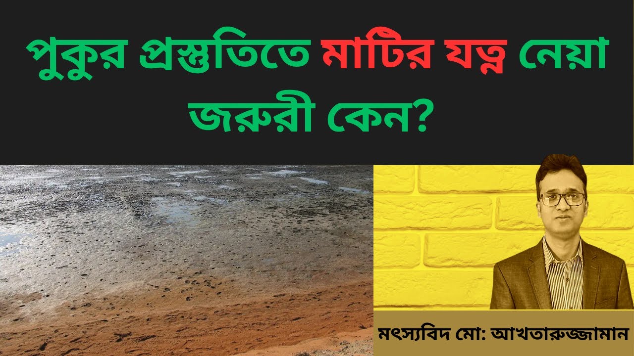 পুকুর প্রস্তুতিতে মাটির যত্ন নেয়া জরুরী কেন? (Why is soil management important in pond preparation)
