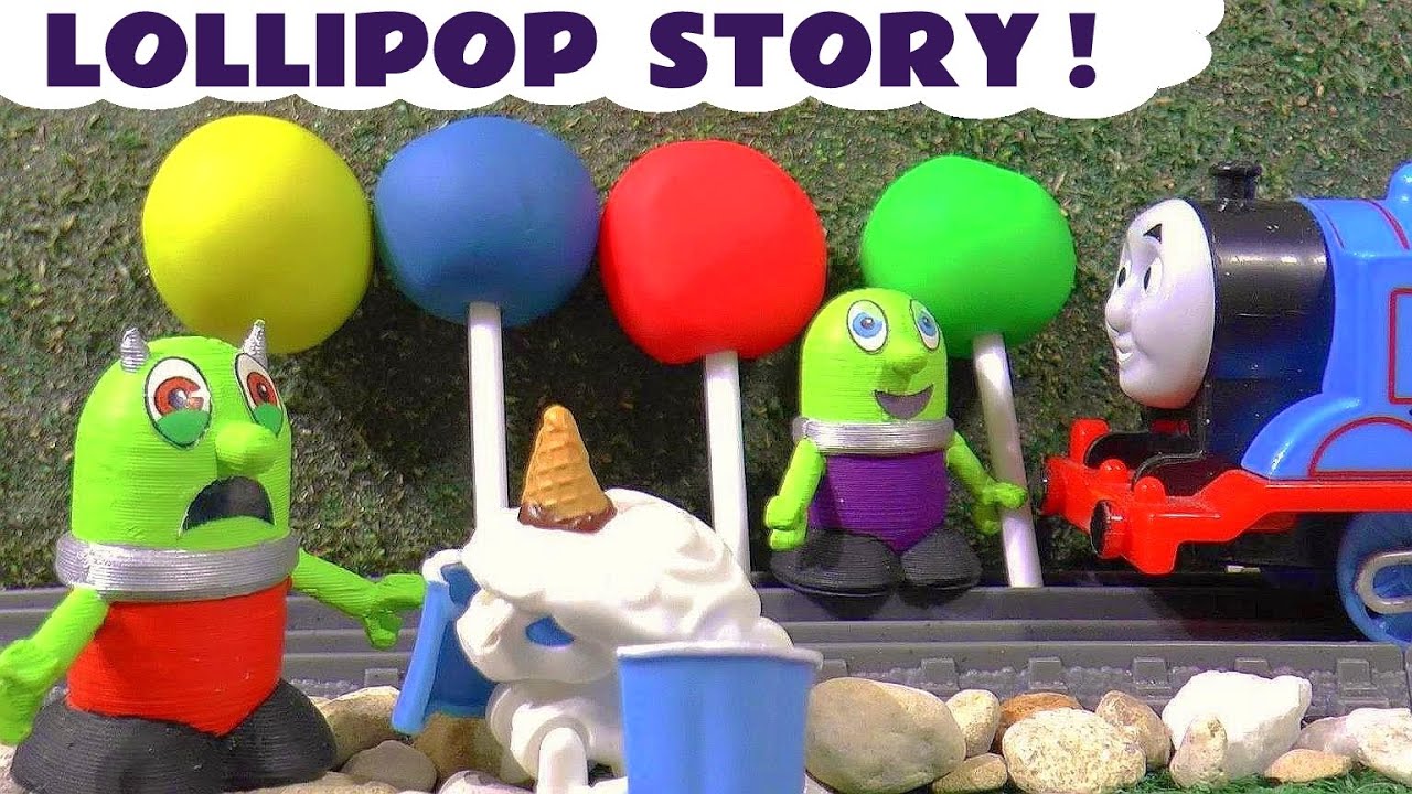 Botbots Lollipop Story with Funlings Toy Trains