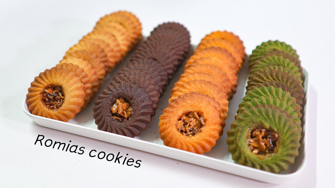 eng)👩🏻‍🍳한번 먹으면 멈출 수 없는 4종류 로미아스 쿠키 만들기│romias cookie│nuga cookie│홈베이킹_homebaking