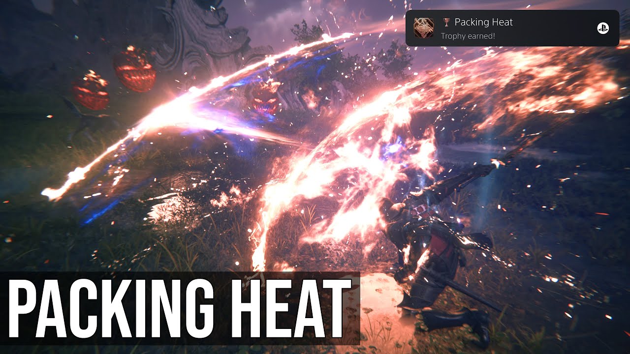 Packing Heat Trophy (Execute and Land 2 Heatwave Counters In A Single Battle) - Final Fantasy 16