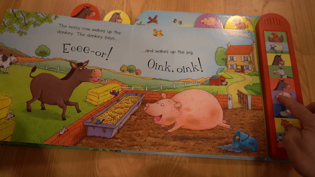 Usborne   Noisy farm with real sounds