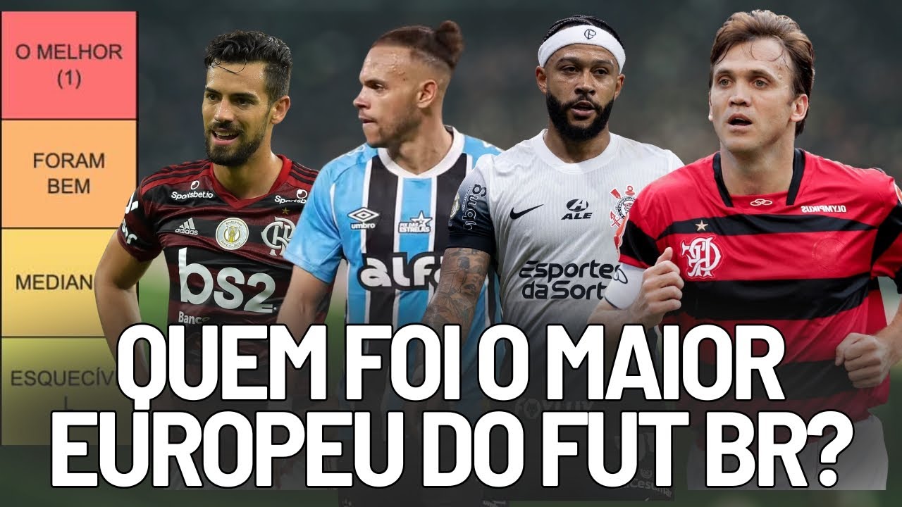 QUEM FOI O MELHOR EUROPEU DO FUTEBOL BRASILEIRO? | Tier 90