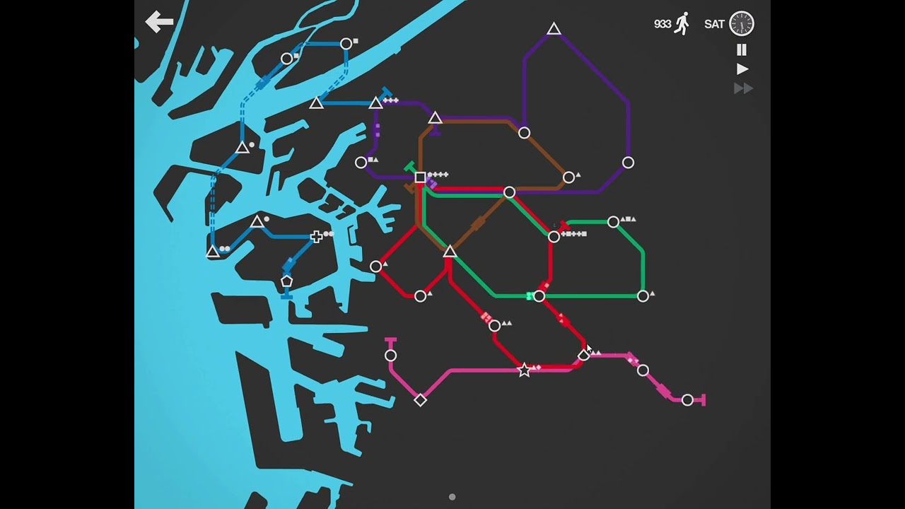 Mini Metro - Osaka Map [6]