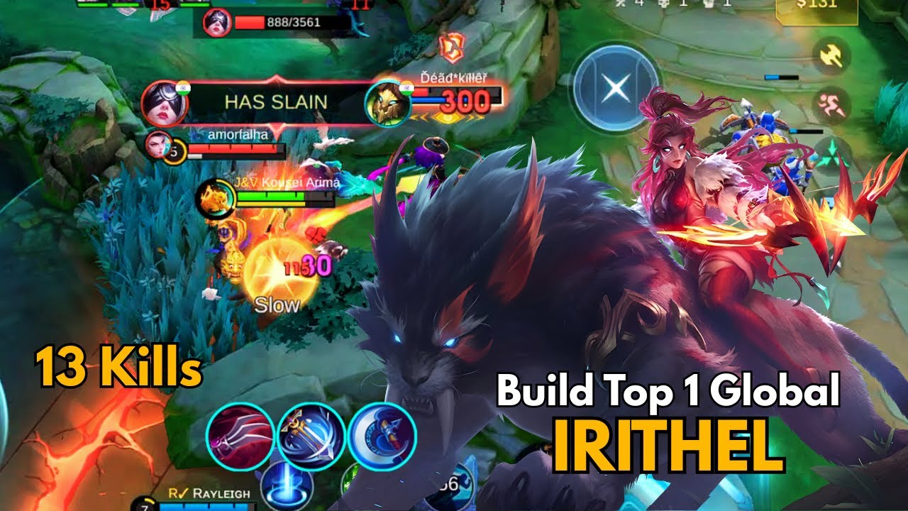 13 Kills !! Attack Speed and Critical Build Irithel - Build Top 1 Global Irithel ~ MLBB