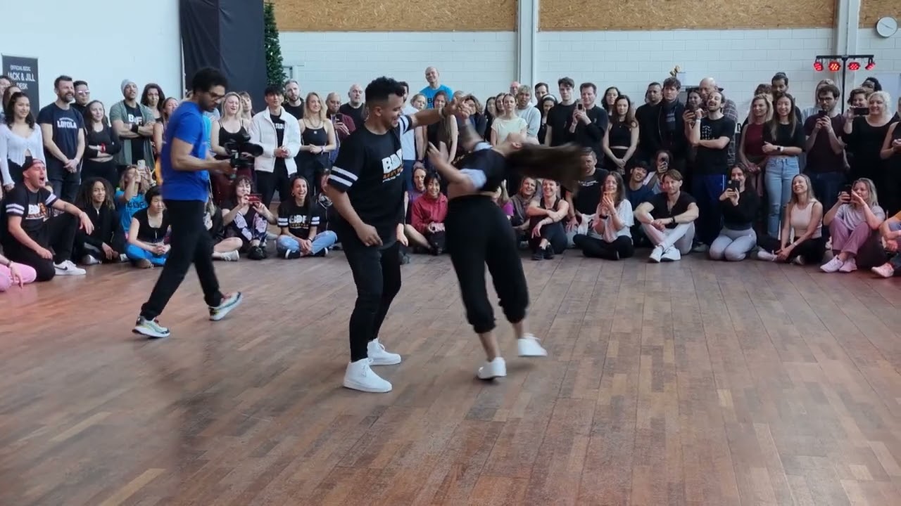 Rau and Isa, Brazilian zouk demo at BDF Holland 2024