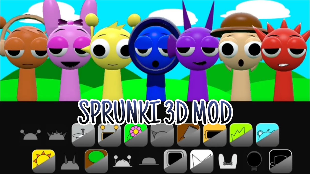 SPRUNKI 3D MOD 