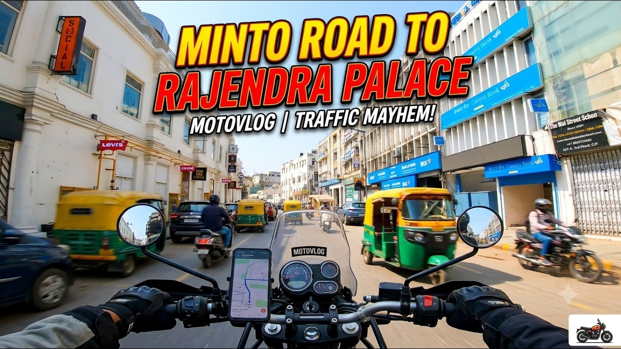 🛑 Minto Bridge to Rajendra Place Ride ! Connaught Place to Commercial Hub ! #Motorcycle