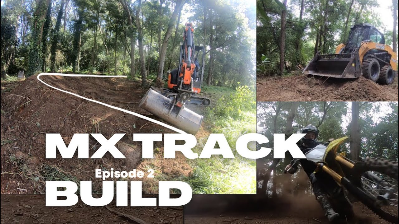 Backyard Motocross Track Build | Massive Berms & Step Up | Episode 2