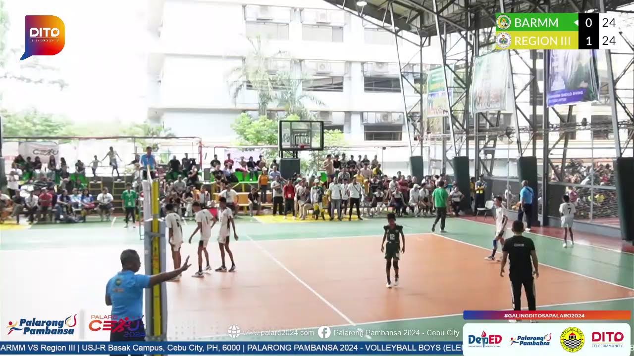 Palarong Pambansa 2024 - Volleyball Boys (Elem.) | LIVE | SEMI-FINALS Match 33: BARMM VS Region III