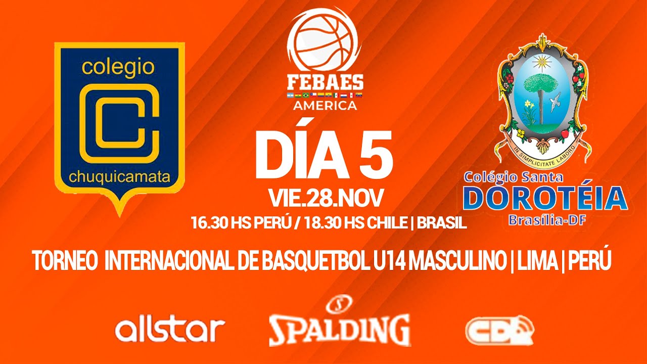 Colegio Chuquicamata vs Colegio Santa Doroteia | Sudamericano U14 Masculino | Lima, Perú 2025