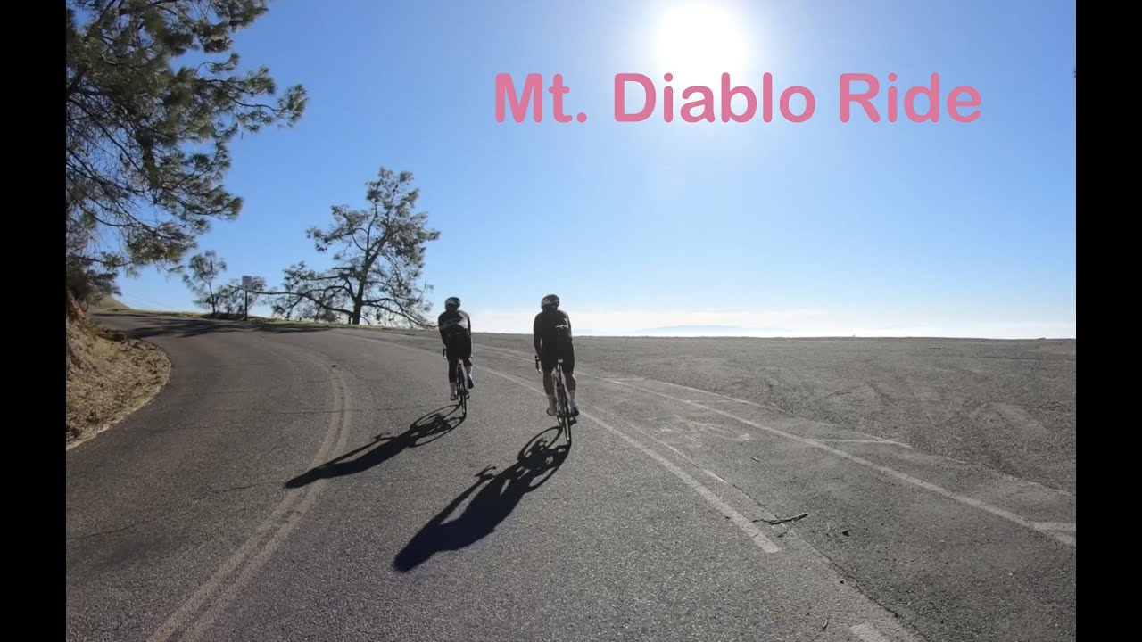 Cycling up Mt. Diablo California