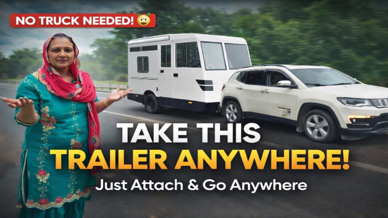 This luxury Caravan trailer is the first of its kind in India. Caravan Trailer Hotel wargi Feeling
