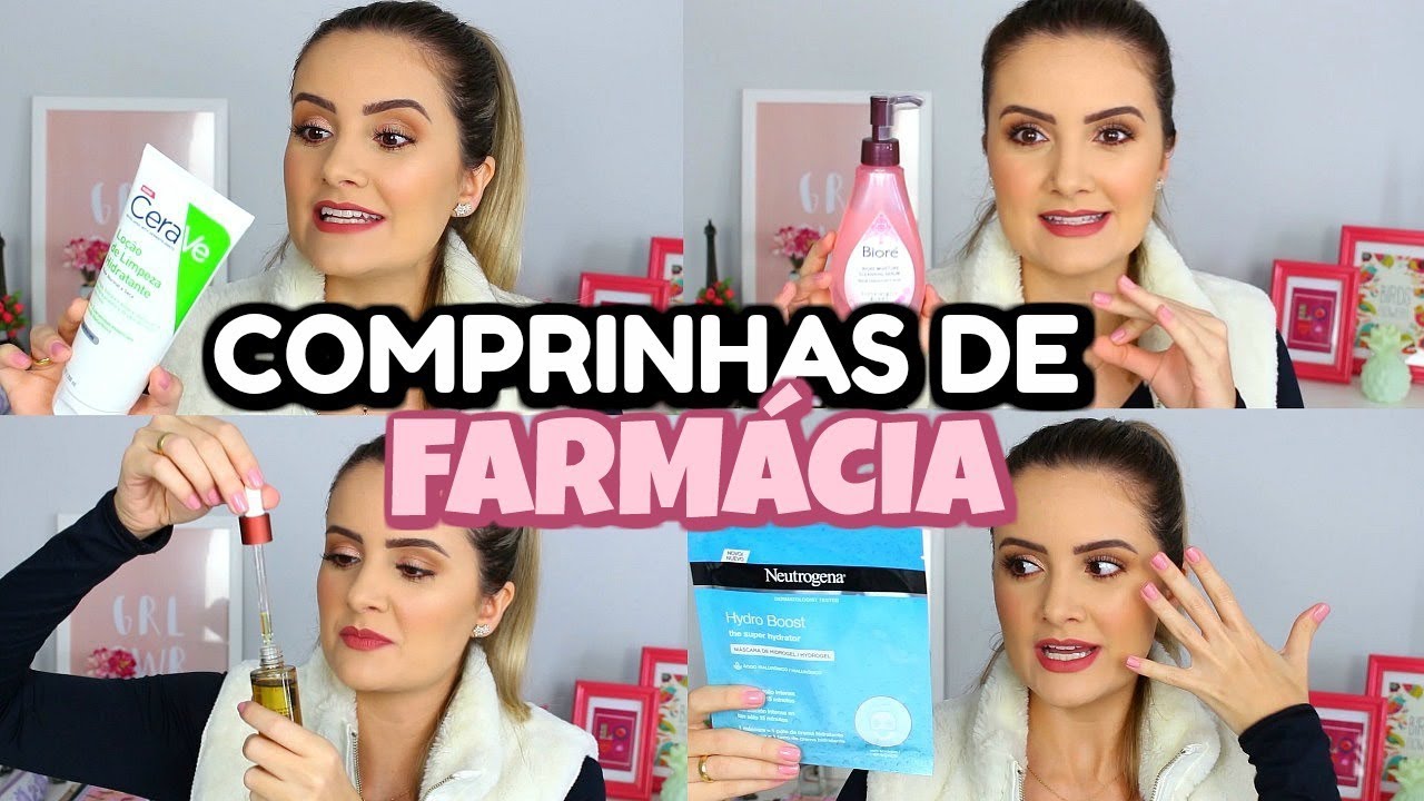 COMPRINHAS de SKINCARE na FARMÁCIA