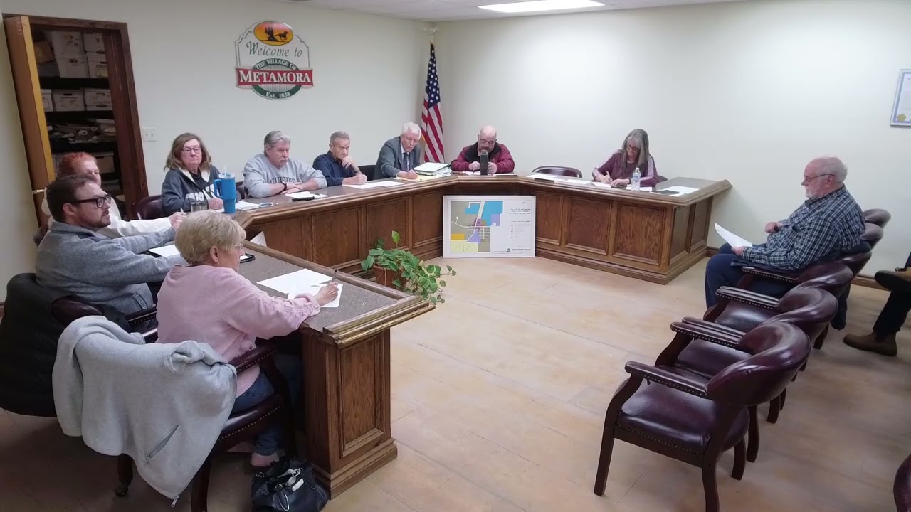 February 16, 2026 Metamora Village Council