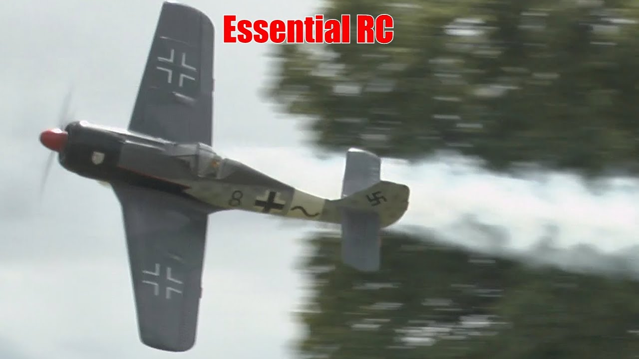 LARGE SCALE RC FW190 Warbird (Moki 250 radial engine)