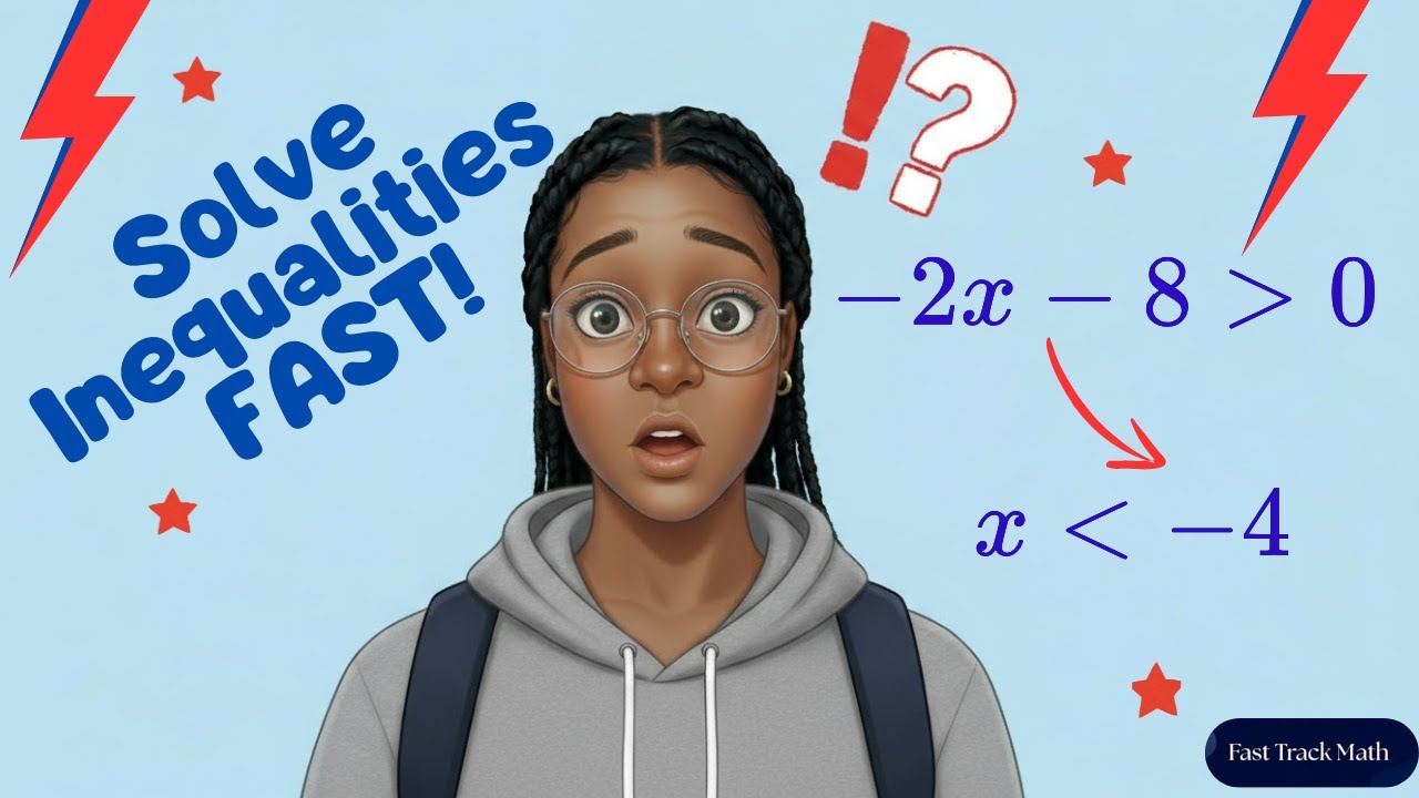 Solve Linear Inequalities FAST - The One Rule Everyone Forgets!