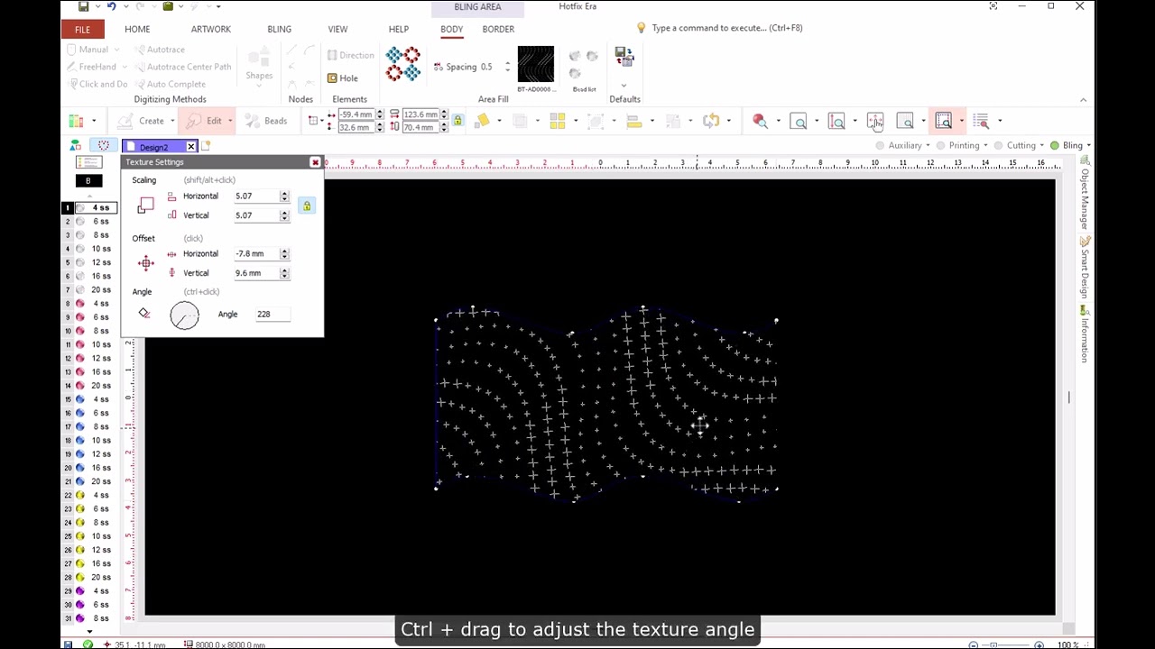 Using Bling Textures