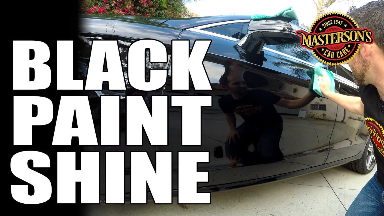 How To Make Black Paint Shine - Masterson's Waterless Wash & Shine - Auto Detailing