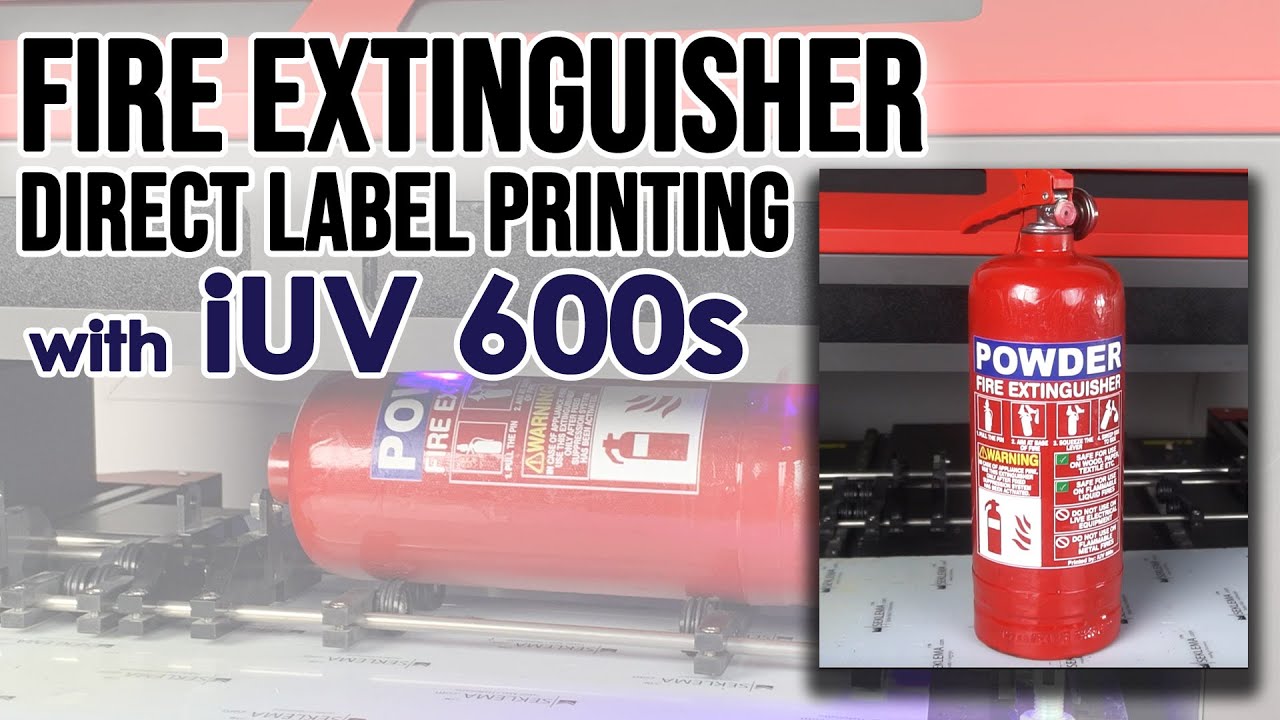 Fire extinguisher Direct Label Printing UV Printer