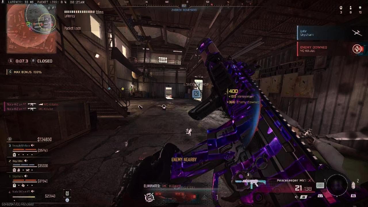 Void stripe EGRT17 Mastery Camo in action within a Warzone Win. #vsm #calloftywarzone