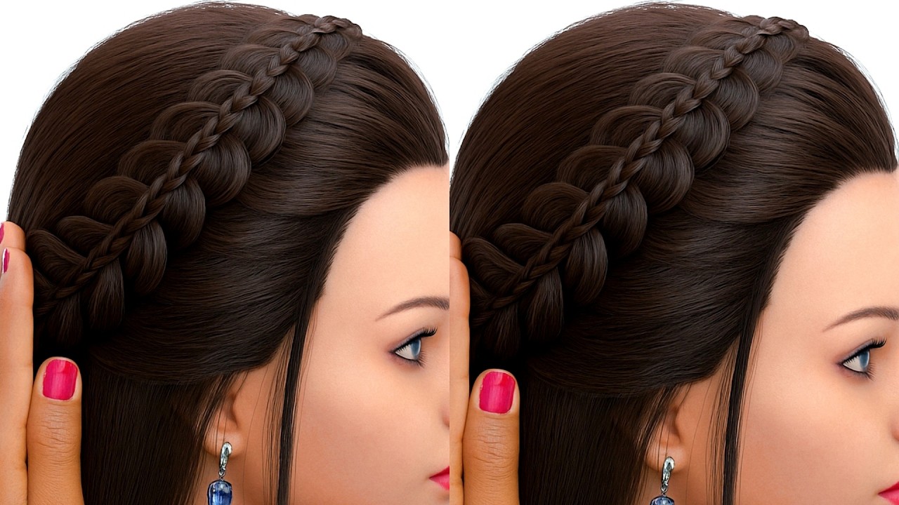Trending Beautiful Hairstyle - Trendy Hairstyle For Girls | Latest Hairstyle | Hairstyle For Wedding