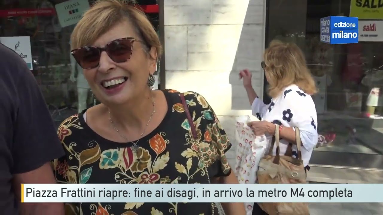 Piazza Frattini riapre: fine ai disagi, in arrivo la metro M4 completa