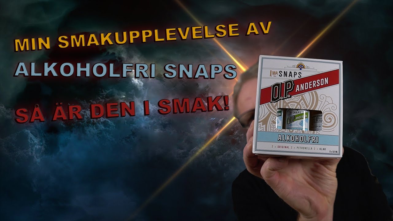 O.P Andersons alkoholfri snapsar | Hur smakar det?