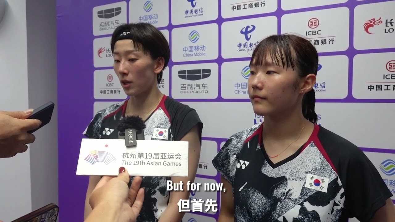 BAEK Hana and LEE Sohee of the Republic of Korea share their thoughts on the individual events