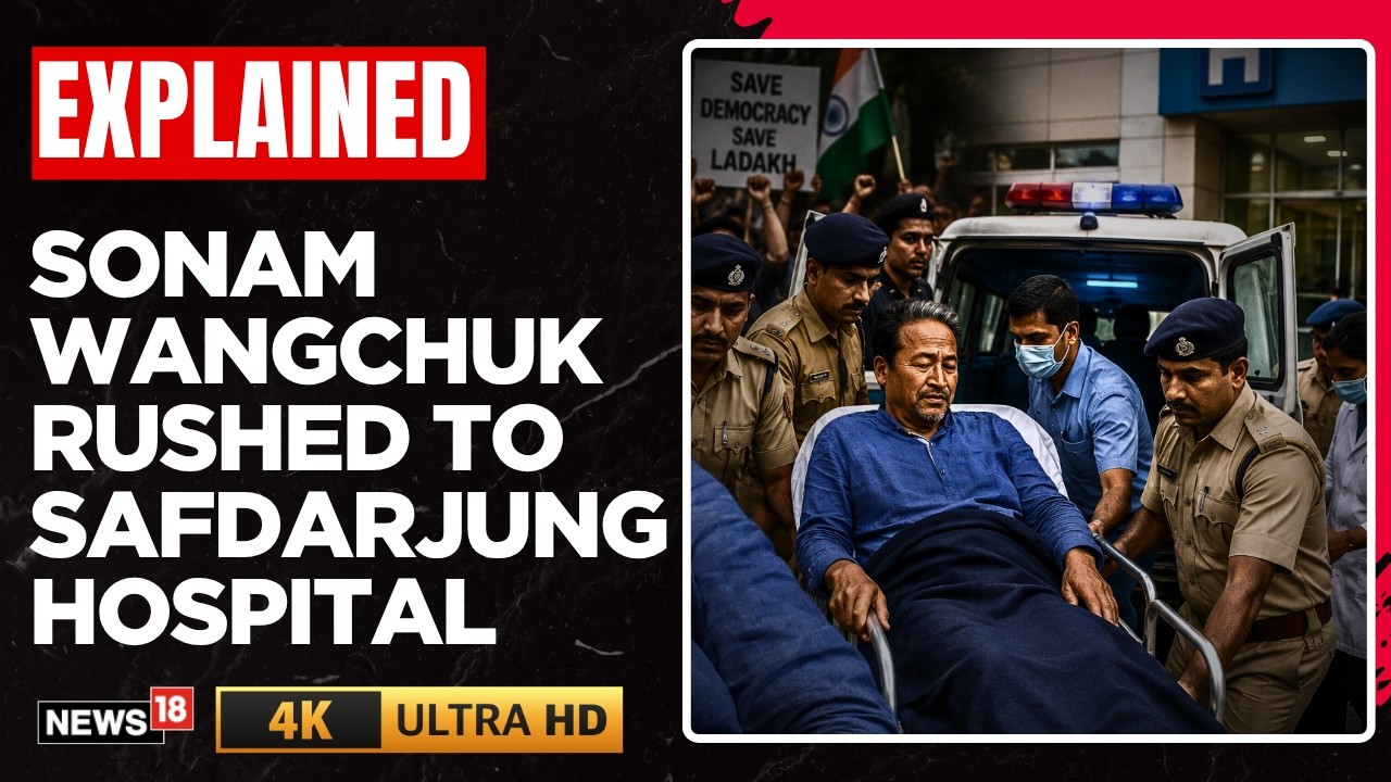 Sonam Wangchuk Hospitalised As Protest Over NEET Leak Intensifies | CJP Protest | N18V | 4K Video