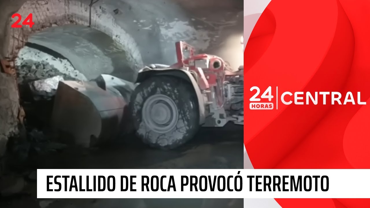Estallido de roca significó un terremoto dentro de la mina | 24 Horas TVN Chile