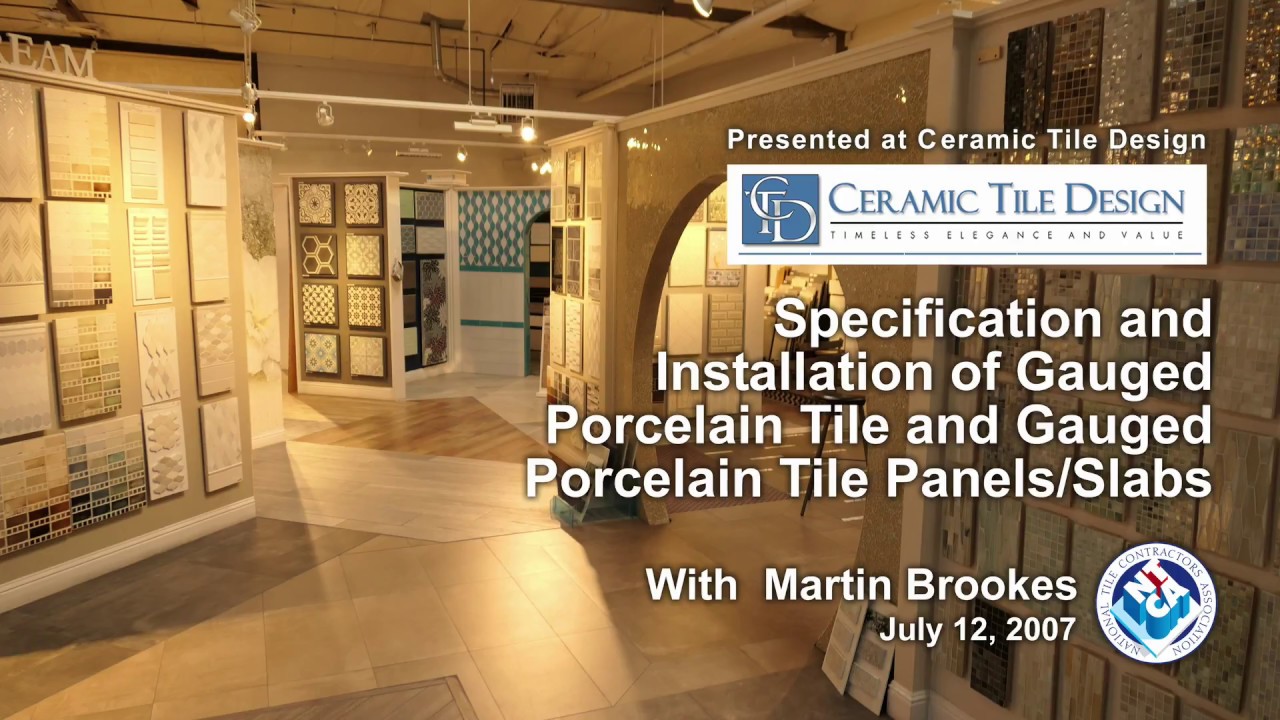 Specification & Installation of Gauged Porcelain Panels