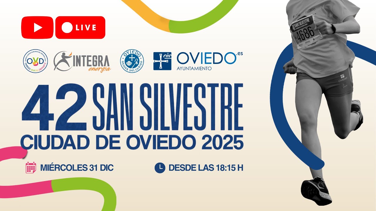 🔴 EN DIRECTO  |🏆 42 SAN SILVESTRE CIUDAD DE OVIEDO 2025