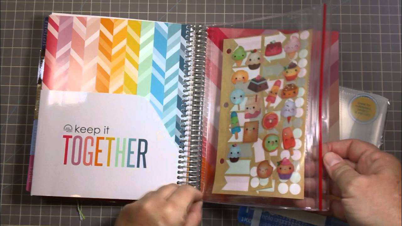 Accessories pouch for my Erin Condren life planner
