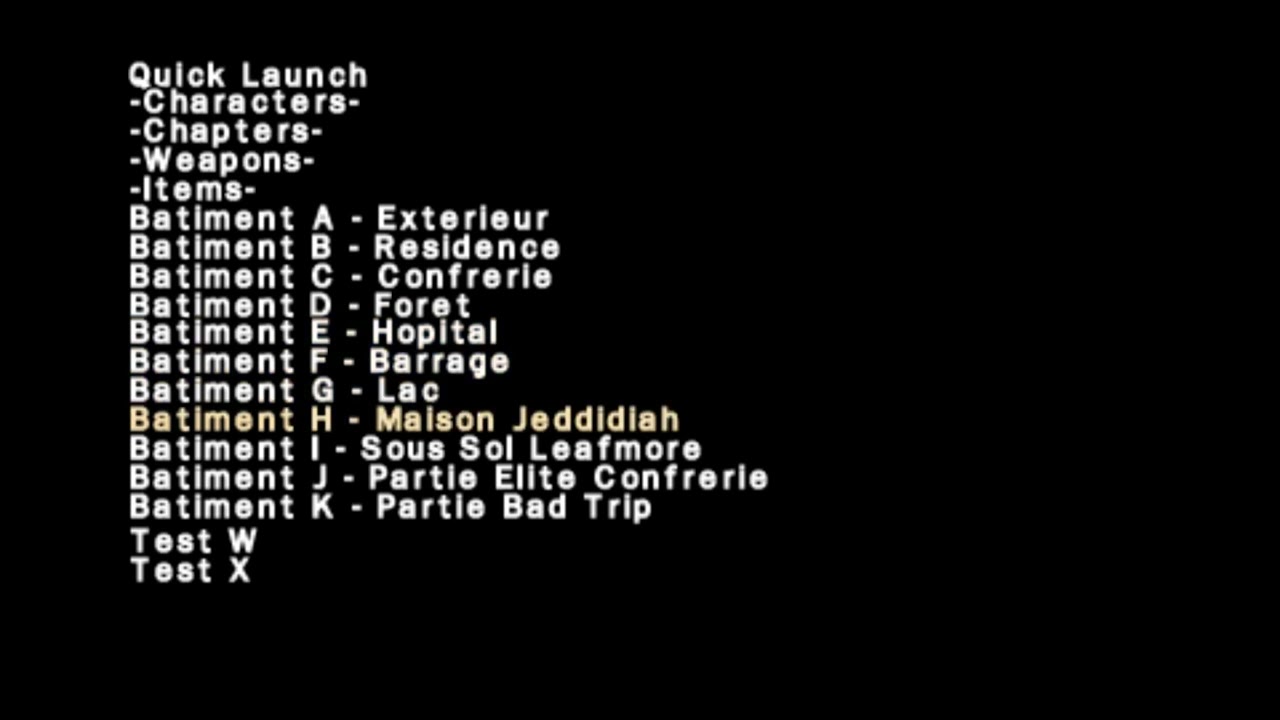 Obscure 2 PSP version DEBUG MENU + info in the description