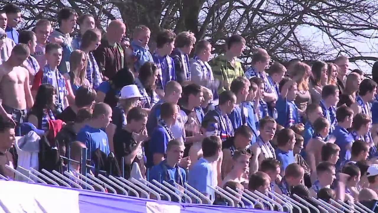 GKP Gorzów - Widzew Łódź, 11.04.2009, doping kibiców
