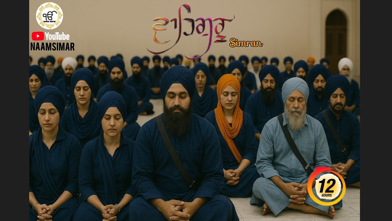 Waheguru Simran ਵਾਹਿਗੁਰੂ ਸਿਮਰਨ 12 hrs ਸੰਗਤੀ ਸਿਮਰਨ
