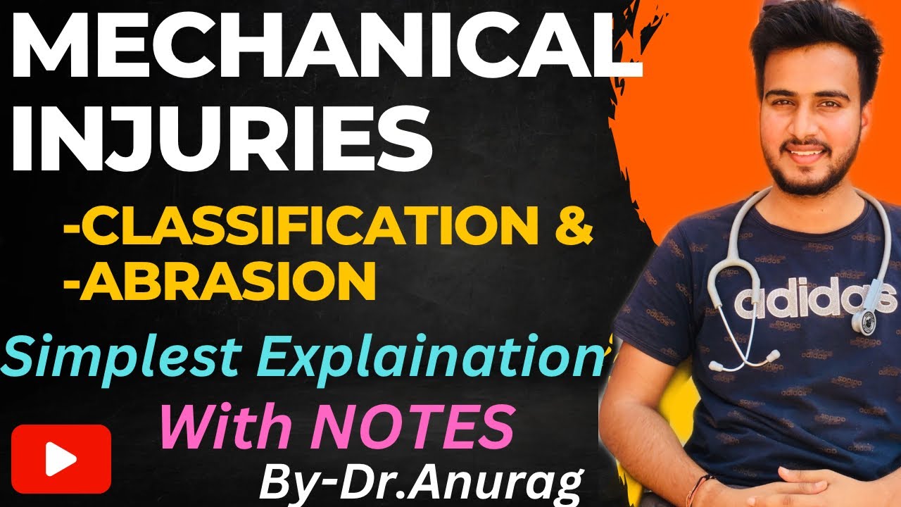 Mechanical Injuries Forensic medicine//Classification//Abrasion//Medicolegal injuries