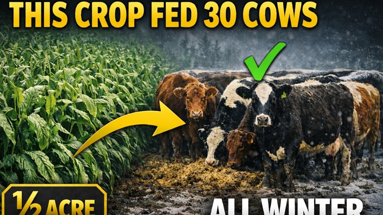 This 1/2 Acre Crop Replaced Hay — and Fed 30 Cows All Winter