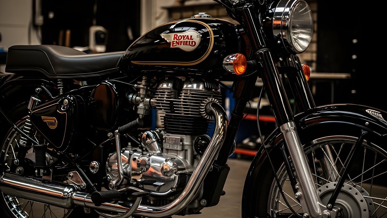 Royal Enfield Bullet 350 (1985) Full Restoration 🔥 From Rust to Deep Black Perfection!