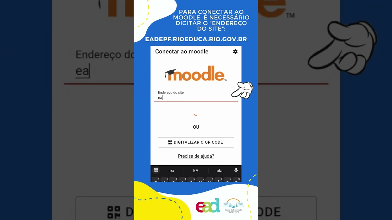 Como acessar a Plataforma EAD EPF pelo aplicativo do Moodle