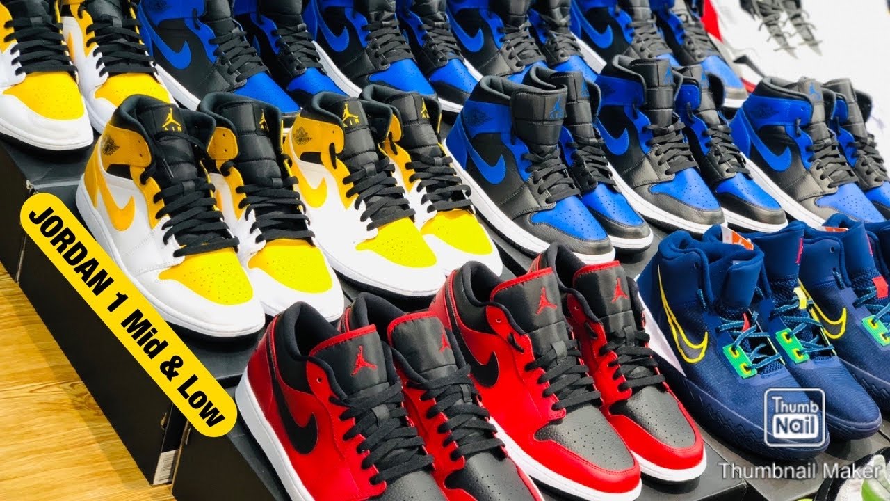 Air Jordan 1 Mid Air Jordan 1 Low Air Force 1