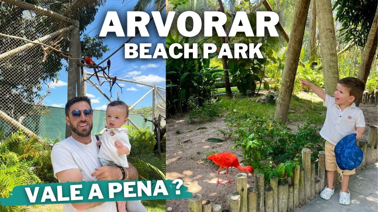 ARVORAR BEACH PARK, COMPENSA? Guia completo COM PRE&Ccedil;OS, O QUE FAZER, COMO IR, VALE A PENA? AVES