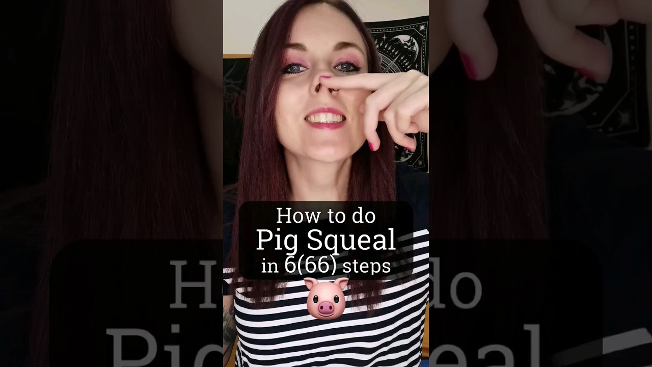 Как научиться поросячьему визгу за 6(66) шагов 🐷