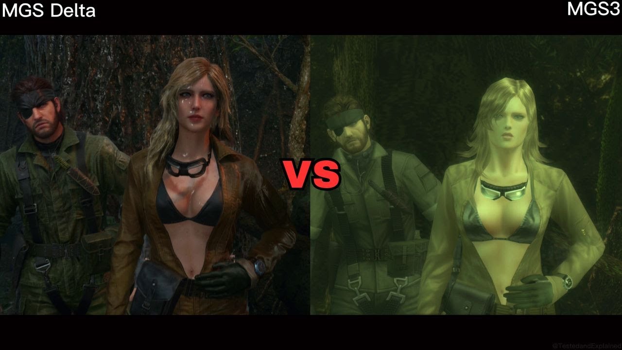 MGS Delta против MGS3: Сравнительный обзор к озеру.