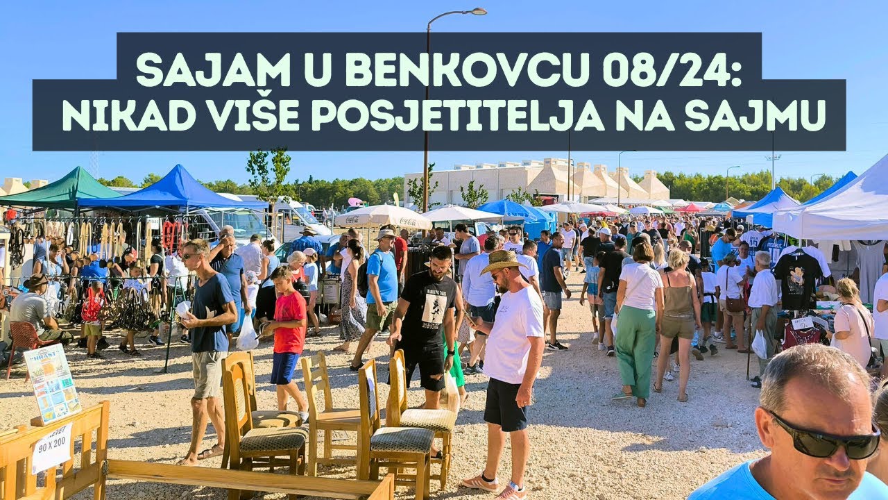 Sajam u Benkovcu 08/2024: Tisuće posjetitelja, pečena janjetina, harmonika...