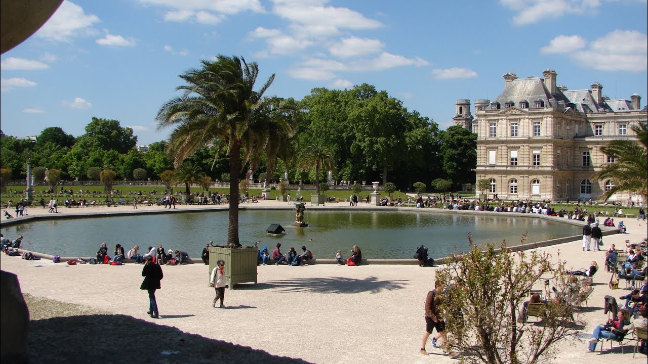 PARYŻ - PAŁAC  i  OGRÓD LUKSEMBURSKI ─═◕◕◕═─ PARIS - PALACE AND LUXEMBOURG GARDEN