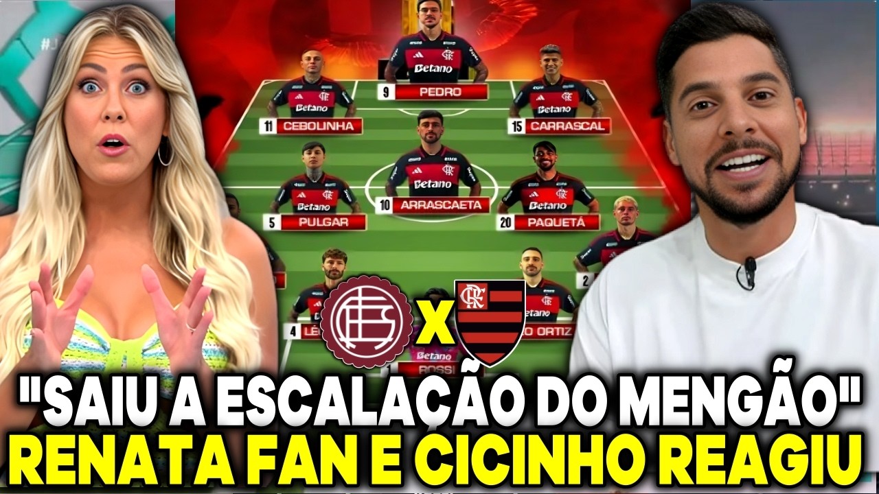 SAIU A ESCALAÇÃO DO FLA! JOGO ABERTO FLAMENGO 